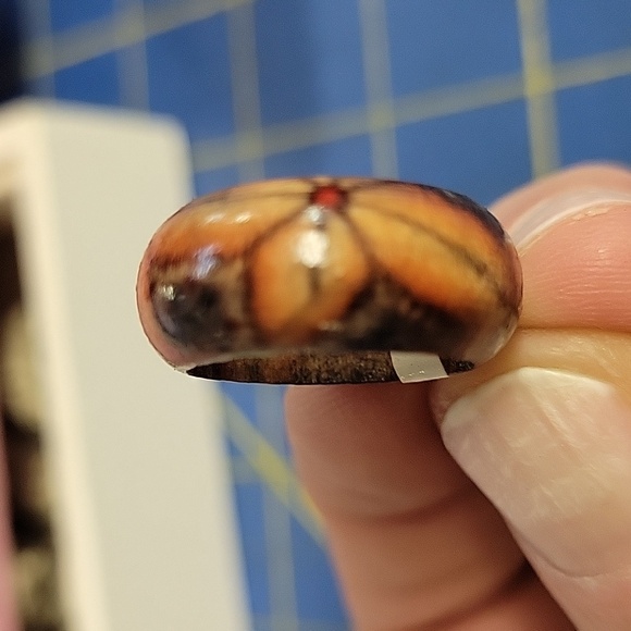Wooden Ring Size 6.5 - Picture 2 of 3
